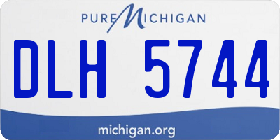 MI license plate DLH5744