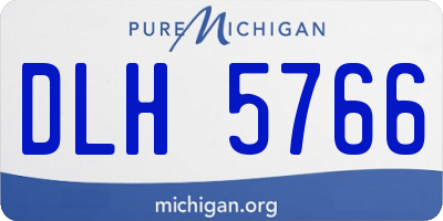 MI license plate DLH5766