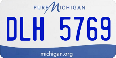 MI license plate DLH5769