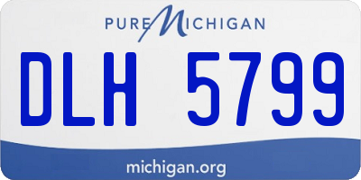MI license plate DLH5799