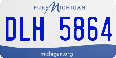 MI license plate DLH5864