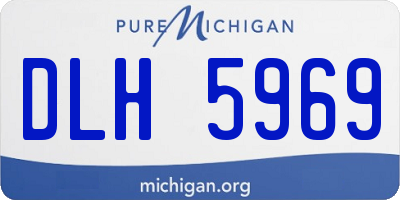 MI license plate DLH5969