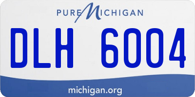 MI license plate DLH6004
