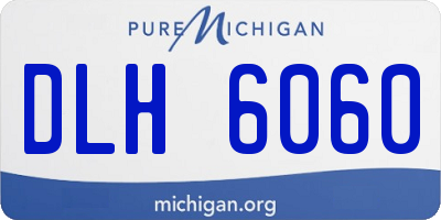 MI license plate DLH6060