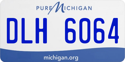 MI license plate DLH6064
