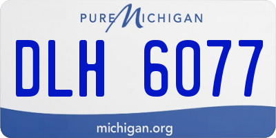 MI license plate DLH6077