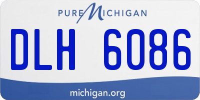 MI license plate DLH6086