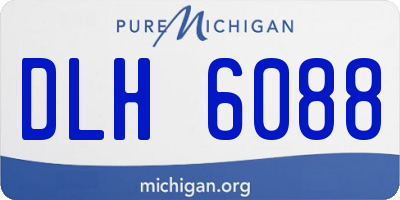 MI license plate DLH6088