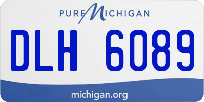 MI license plate DLH6089