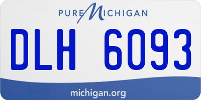 MI license plate DLH6093