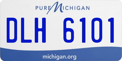 MI license plate DLH6101