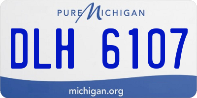 MI license plate DLH6107