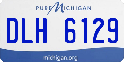 MI license plate DLH6129