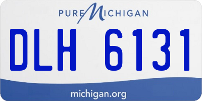 MI license plate DLH6131
