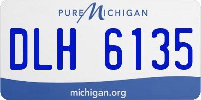 MI license plate DLH6135