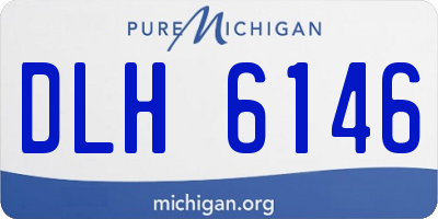 MI license plate DLH6146