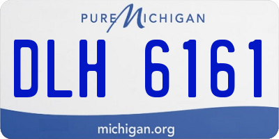 MI license plate DLH6161