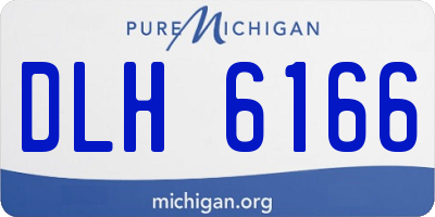 MI license plate DLH6166