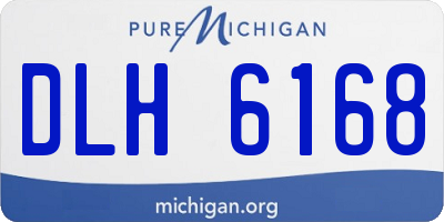 MI license plate DLH6168