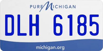 MI license plate DLH6185