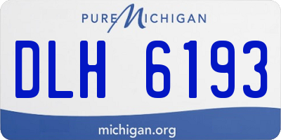 MI license plate DLH6193
