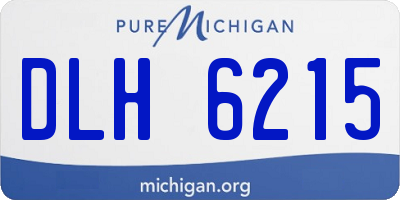 MI license plate DLH6215