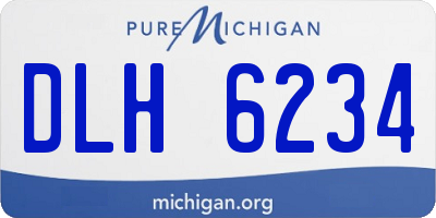 MI license plate DLH6234