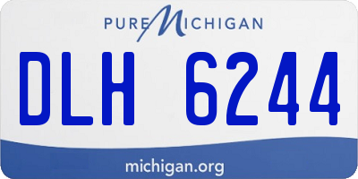 MI license plate DLH6244