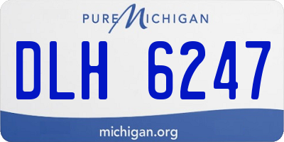 MI license plate DLH6247