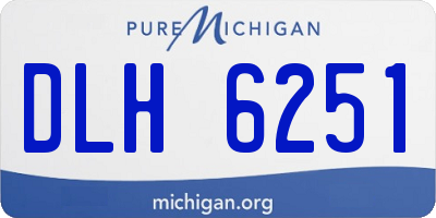MI license plate DLH6251
