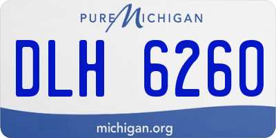 MI license plate DLH6260