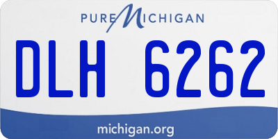 MI license plate DLH6262