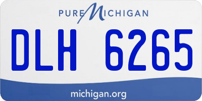 MI license plate DLH6265