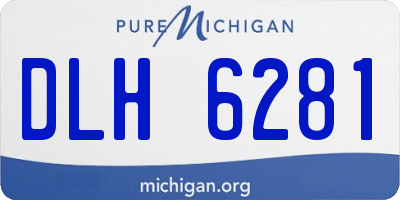 MI license plate DLH6281