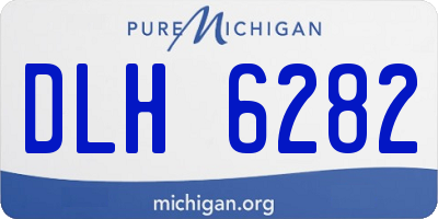 MI license plate DLH6282