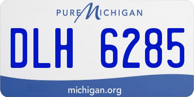 MI license plate DLH6285