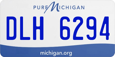 MI license plate DLH6294