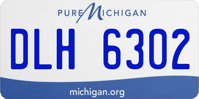MI license plate DLH6302