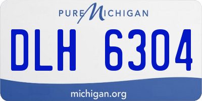 MI license plate DLH6304