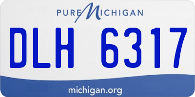 MI license plate DLH6317
