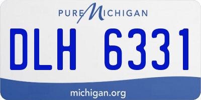 MI license plate DLH6331