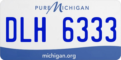 MI license plate DLH6333