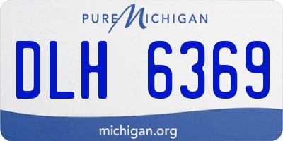 MI license plate DLH6369