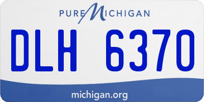 MI license plate DLH6370