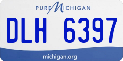 MI license plate DLH6397