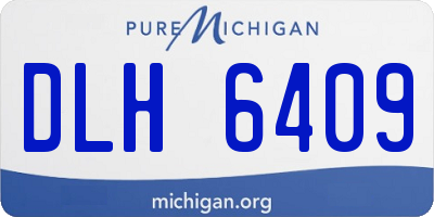 MI license plate DLH6409