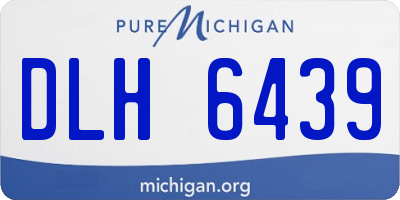 MI license plate DLH6439