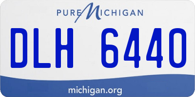 MI license plate DLH6440