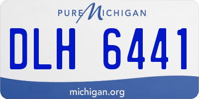 MI license plate DLH6441