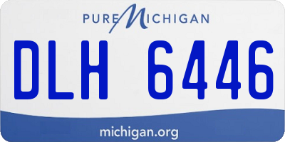 MI license plate DLH6446